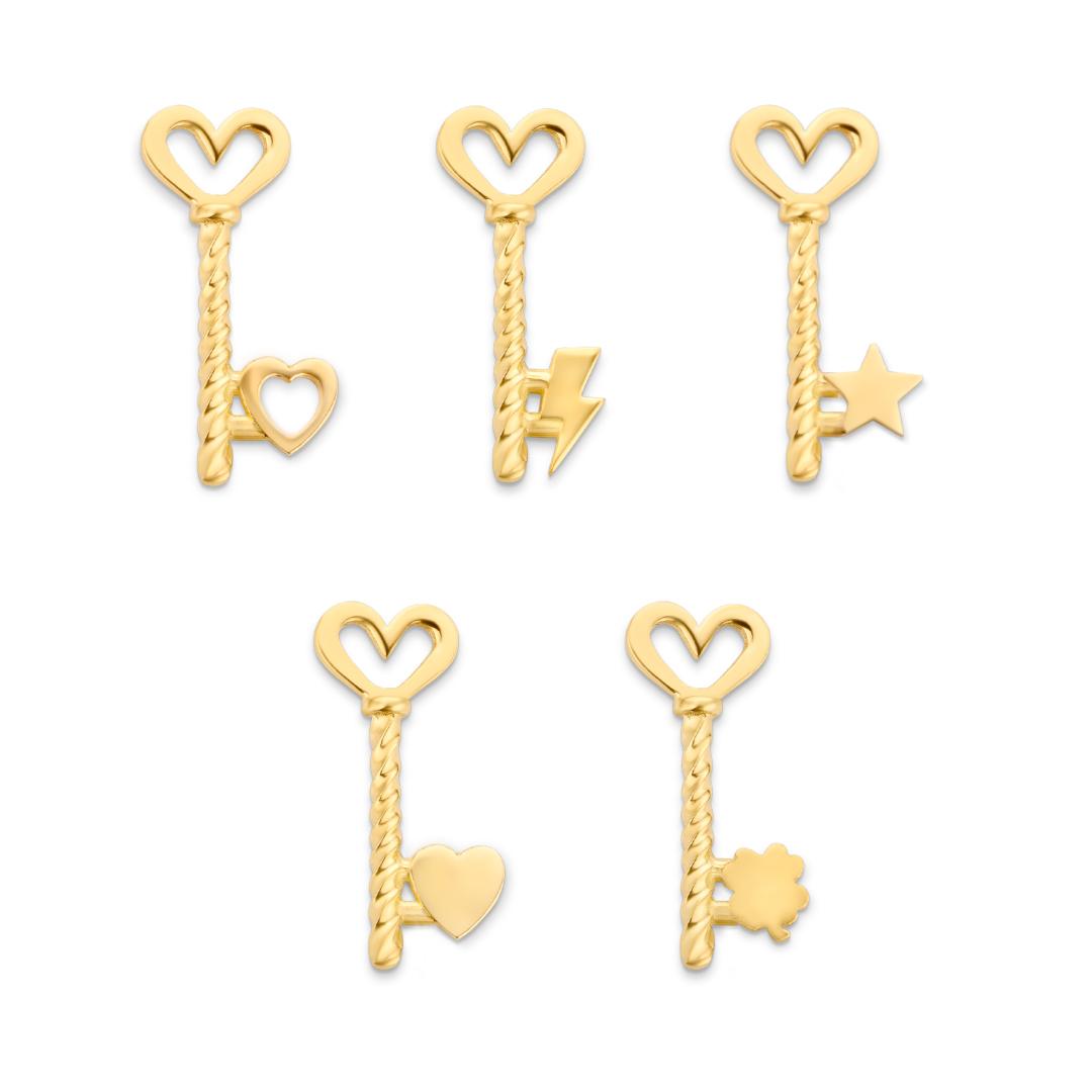 Minitials Één Key To My Heart Ketting - Minitials