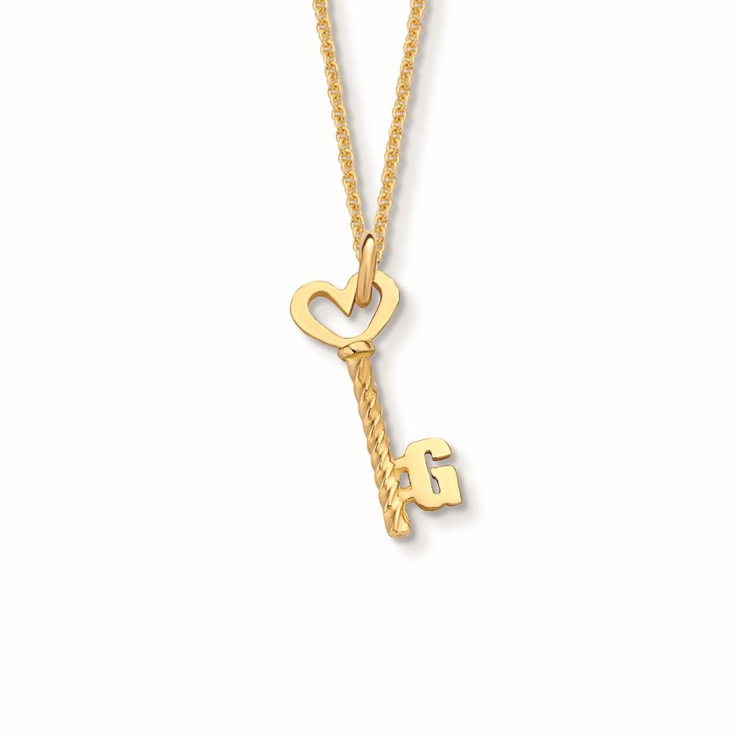 Minitials Één Key To My Heart Ketting - Minitials