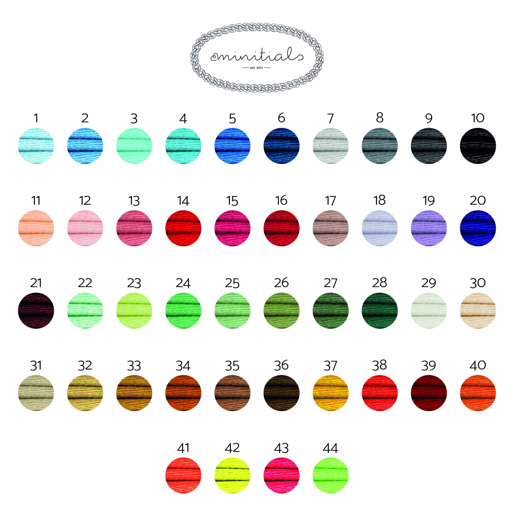 Benji Color Minitials Één Benji XL Satijn Armband - Minitials