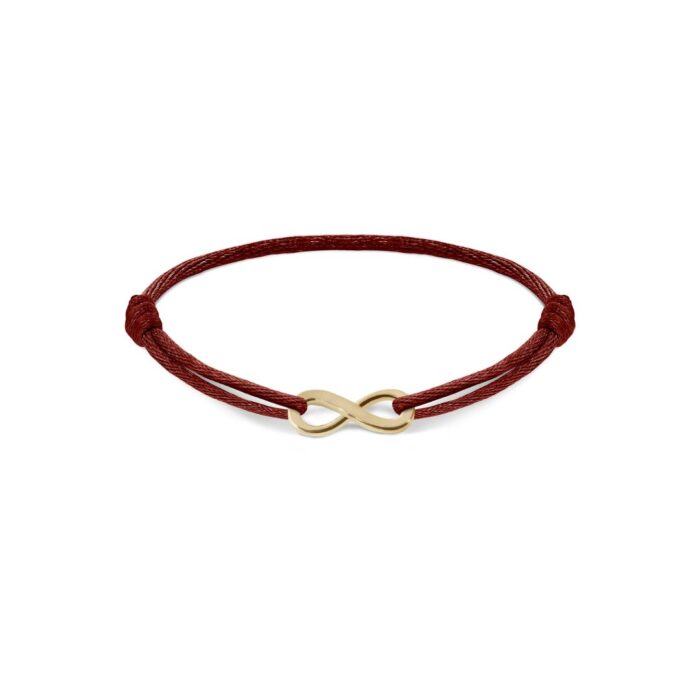 Minitials Signature Infinity Satin Armband