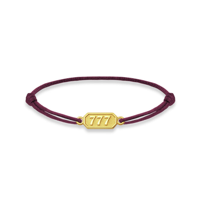 Minitials The Sign Emerald Satin Bracelet