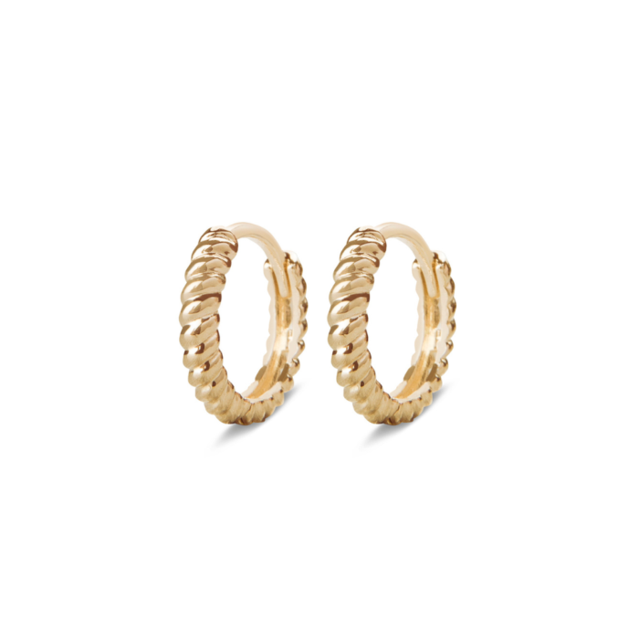 Minitials Ripple Hoops