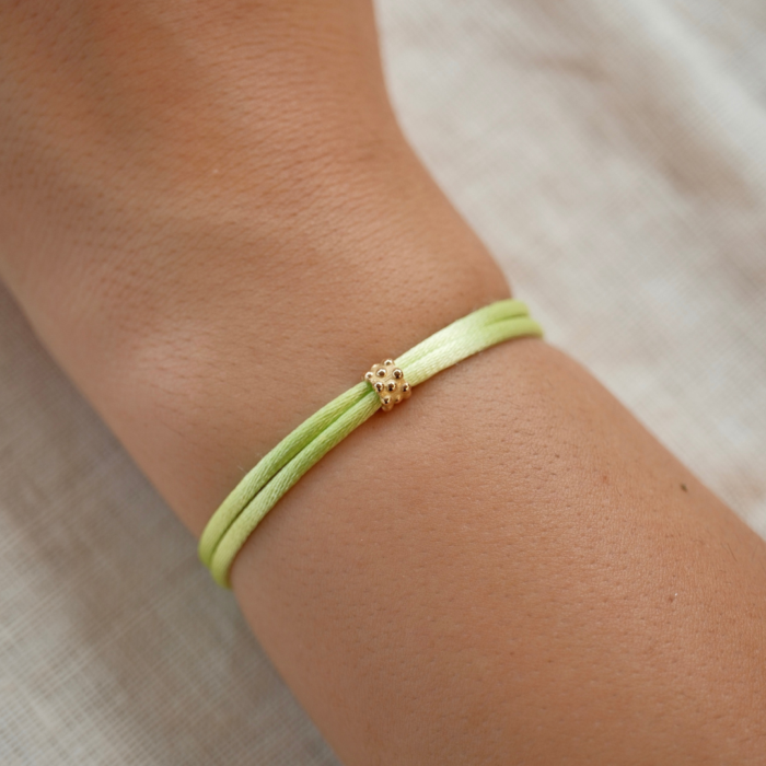 Minitials One Benji Bubbles Satin Bracelet