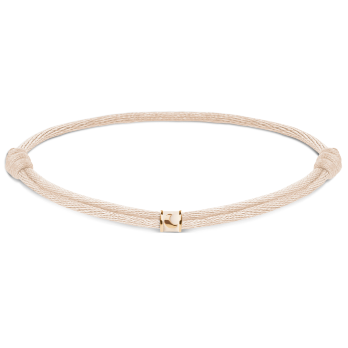 Minitials Fenji Champagne Satin Bracelet