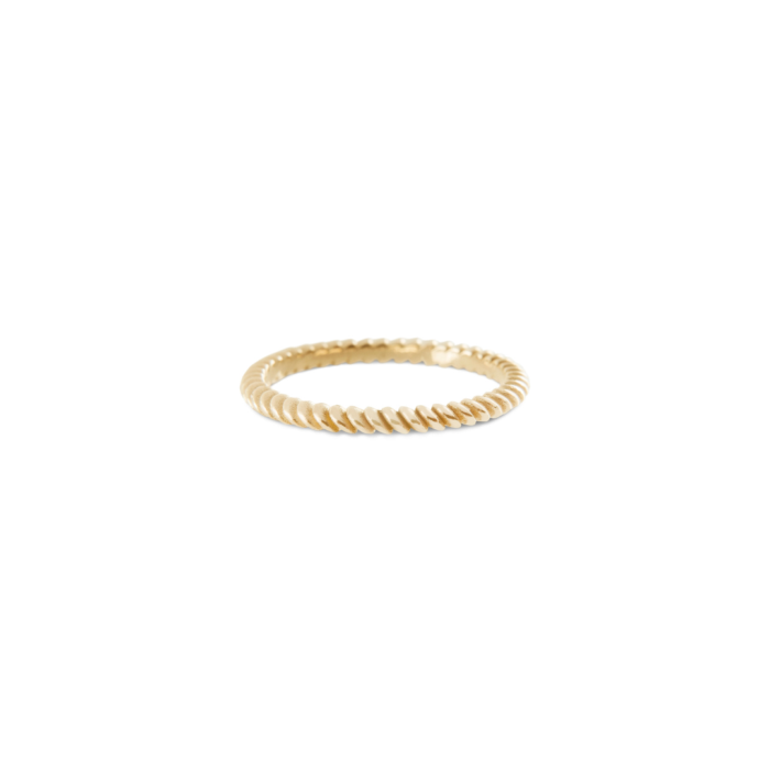 Minitials Signature Gedraaide XL Stacking Ring